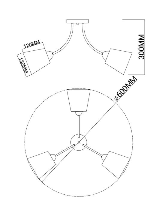 Agora Lighting Πλαφονιέρα Agora Lighting Πλαφονιέρα