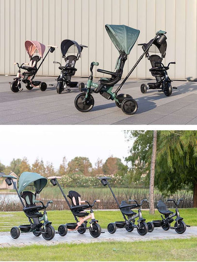 Q Play Elite Platinum Convertible with Parental Handle 6 in 1 for 10 Months Green