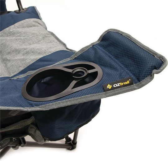 OZtrail Arm Stuhl Strand Blau
