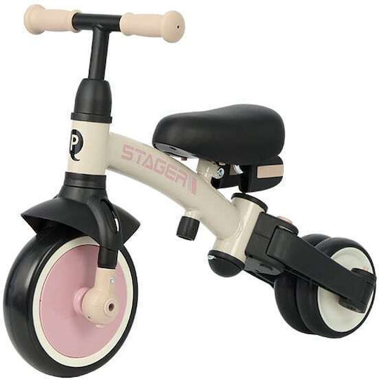 Q Play Stager Convertible with Parental Handle 3 in 1 for 2+ Years Pink