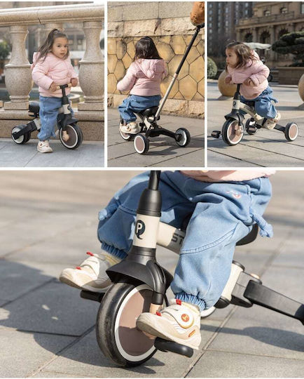 Q Play Stager Convertible with Parental Handle 3 in 1 for 2+ Years Black