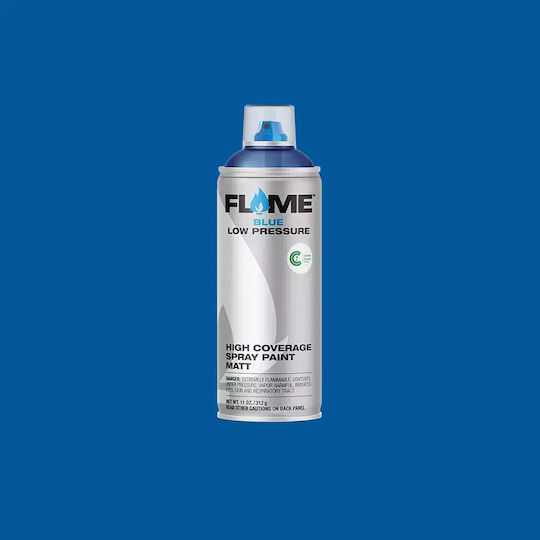 Flame Paint Σπρέι Βαφής Ακρυλικό με Ματ Εφέ Μπλε 400ml