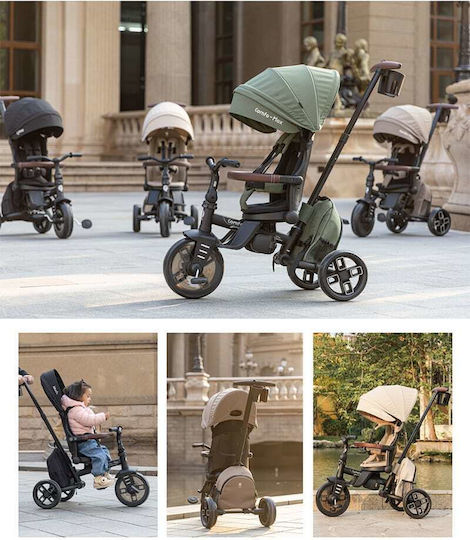 Q Play Comfo Max Foldable & Convertible 7 in 1 for 10 Months Olive