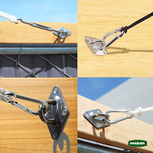 Grasher Shade Sail Mounting Connector Set 6 pcs 5207305002370