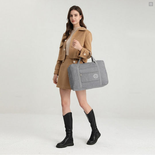 Miss Lulu Reisetasche Gray Stoff