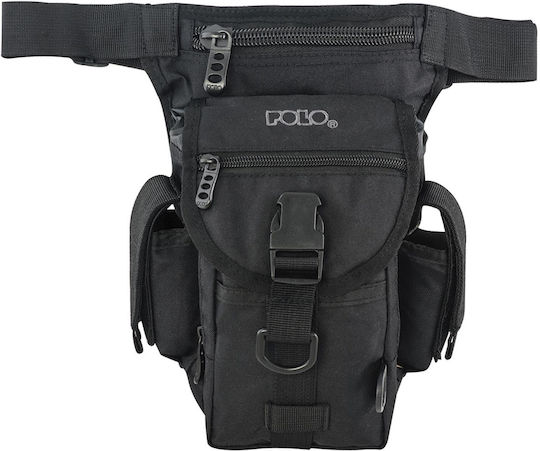 Polo Military Pouch Thigh Black 1lt