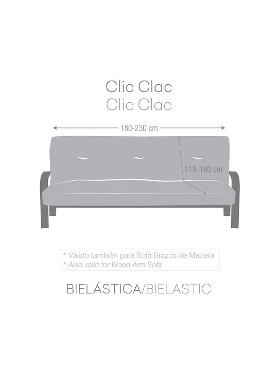 Eysa Roc Husă Elastică Canapea cu trei locuri C/8 Burgundy 180εκ. 1buc F739178CC
