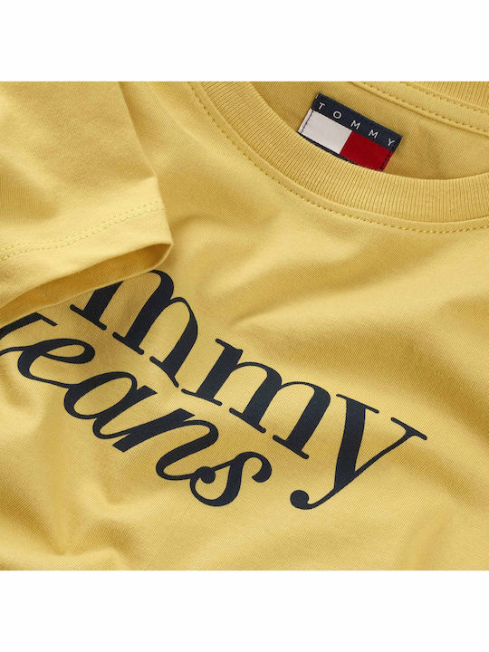 Tommy Hilfiger Essential T-Shirt Yellow Tommy Hilfiger Essential T-Shirt Yellow