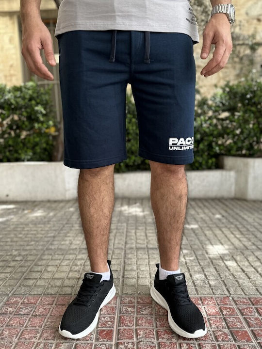 Αθλητική Ανδρική Βερμούδα Navy Μπλε