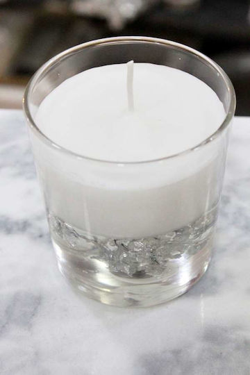 Αρωματικό Κερί Ποτήρι Φ8,5 X 8,9 Cm Gel Ασημί Φύλλα Αρωματικό Κερί Ποτήρι Φ8,5 X 8,9 Cm Gel Ασημί Φύλλα