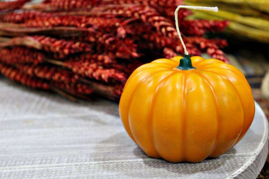 Ароматна свещ с аромат на тиква Pumpkin Spice 8.3x7.3см