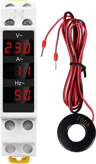 Sinotimer Voltmetru Panou Electric Digital Șină Monofazic