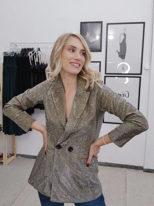 Damen Blazer Gray