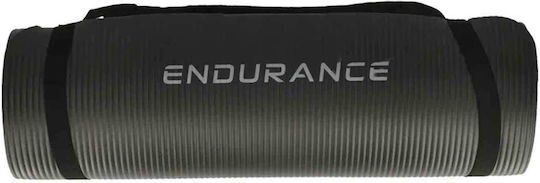 Endurance Exercise Mat Black (180x61x1.5cm)