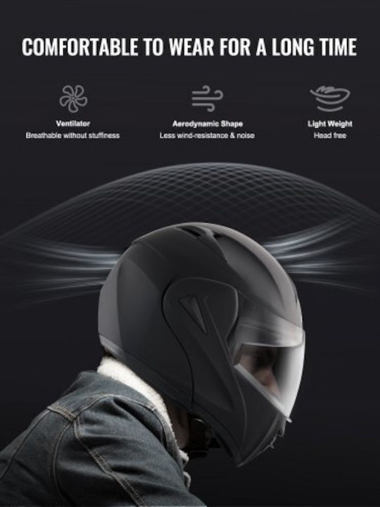 Vevor Motorcycle Helmet Motocross ECE 22.06 1510gr with Sunvisor