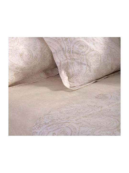 Nef-Nef Homeware Sheet Sets Queen 240x270cm. Spring Ecru 4pcs