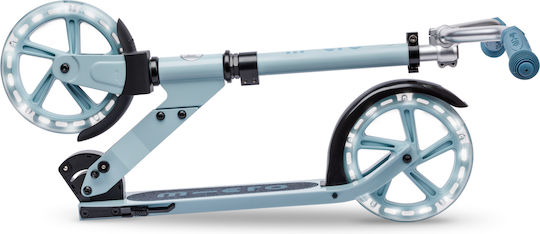 Micro Kids Scooter Foldable Cruiser LED 2-Wheel Frosty Blue