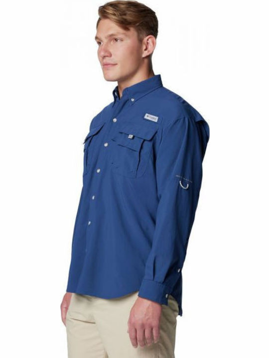 Pfg Bahama Long-sleeved Shirt Carbon