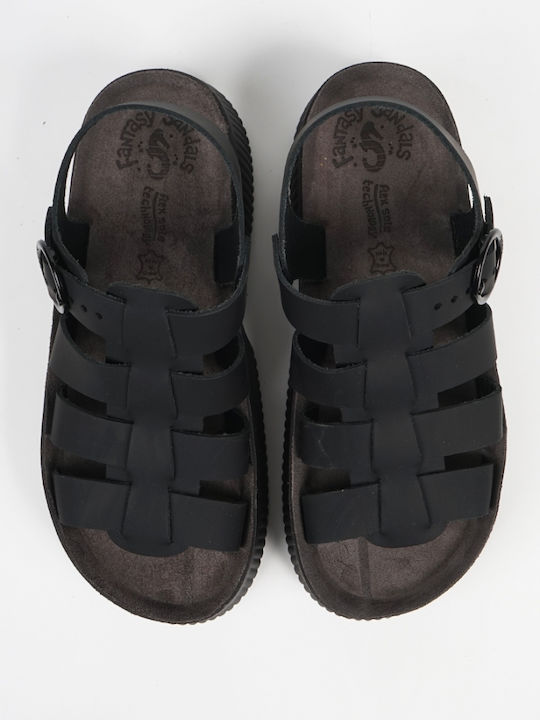 Sandale Anatomice De Piele Damă Negre