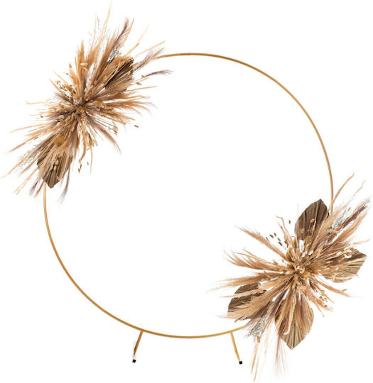 Metal Arch Round Gold Rt227 1.90m Nv-7130227