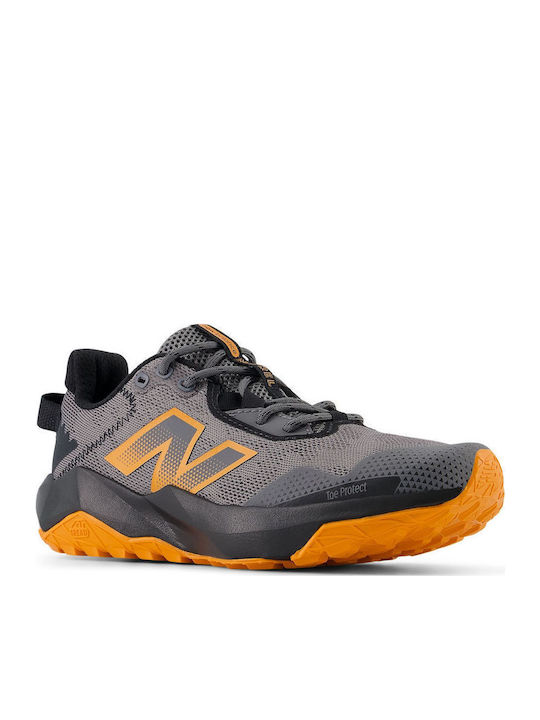 Dynasoft Nitrel Αθλητικά Παιδικά Παπούτσια Running με Κορδόνια Γκρι
