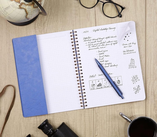 Clairefontaine Notebook Spiral 60 Sheets with Dots Multicolour