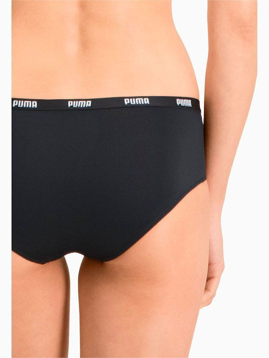 Βαμβακερά Γυναικεία Slip 2Pack Μαύρα