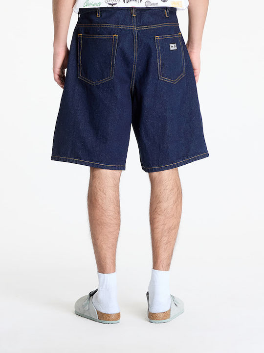 Obey Bigwig Baggy Denim Short Rinse Indigo