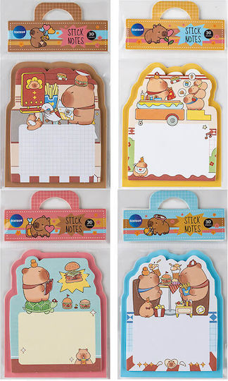 Centrum Capybara Haftnotizen 70x90mm 30 Blatt