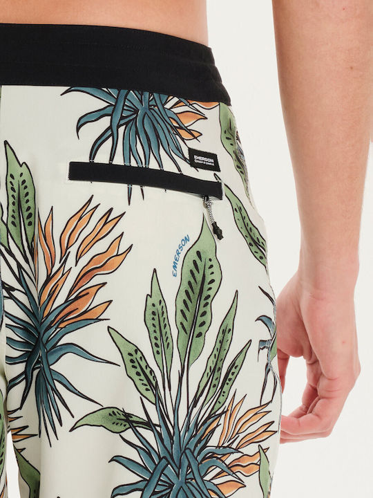 Ανδρικό Μαγιό Βερμούδα Πράσινη Floral