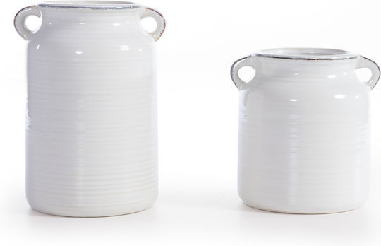 Διακοσμητικό Κεραμικό Βάζο Nef-nef Homeware Lora 21x15 Ecru Διακοσμητικό Κεραμικό Βάζο Nef-nef Homeware Lora 21x15 Ecru