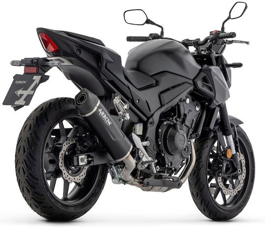 Arrow Exhaust Aluminium Dark Indy Race Evo Carbon End Cap for Honda Cb 500 Hornet 2024 71964AKN Aluminum Dark