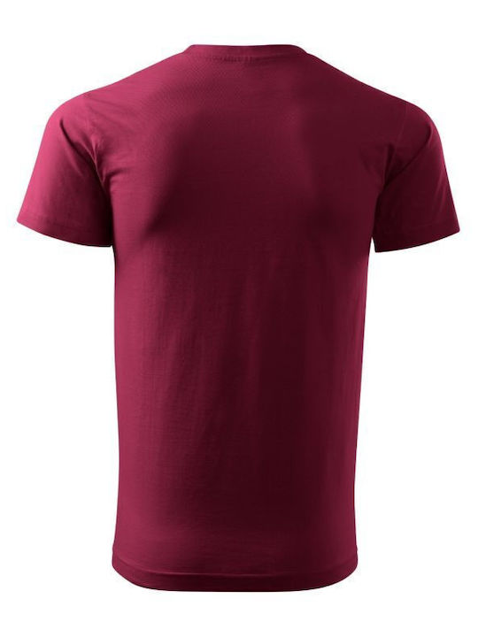 Malfini Men's Short Sleeve Promotional T-Shirt Burgundy