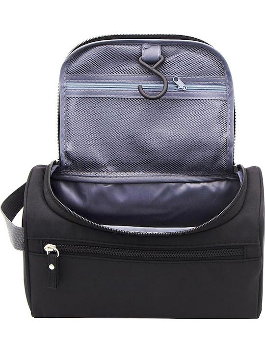 Toiletry Bag in Black color 25cm