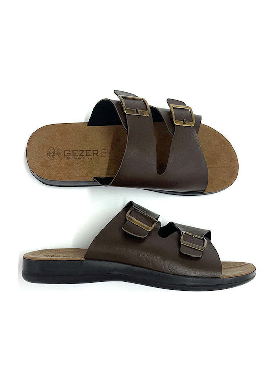 Herrensandalen in Braun Farbe