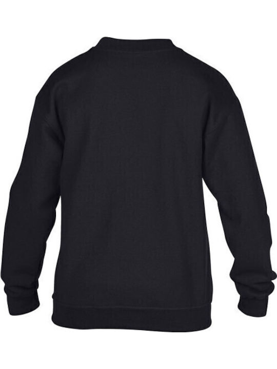 Fleece Kinder-Sweatshirt Schwarz