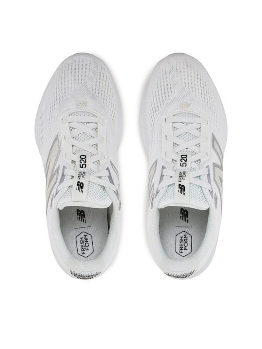 Sport Shoes Running White Silver