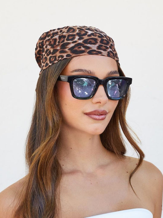 Hawkers Uptown Unisex Sonnenbrille mit Schwarz Kunststoff Gestell und Schwarz Linse
