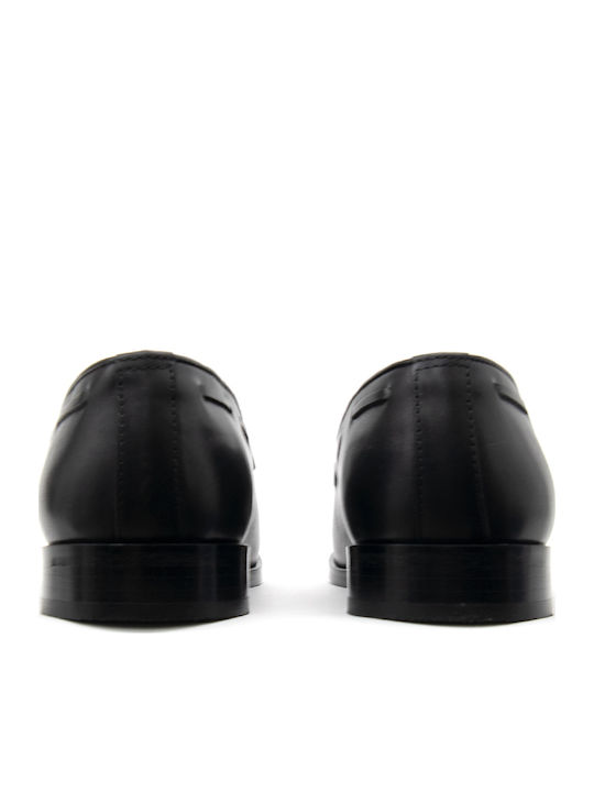 Men's Leather Loafers Black