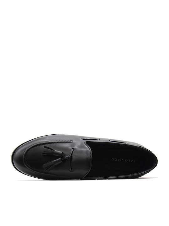 Men's Leather Loafers Black