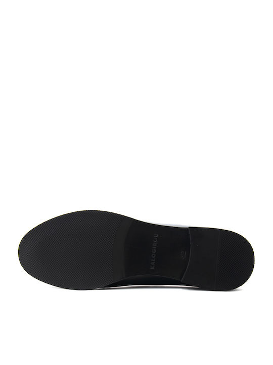 Men's Leather Loafers Black