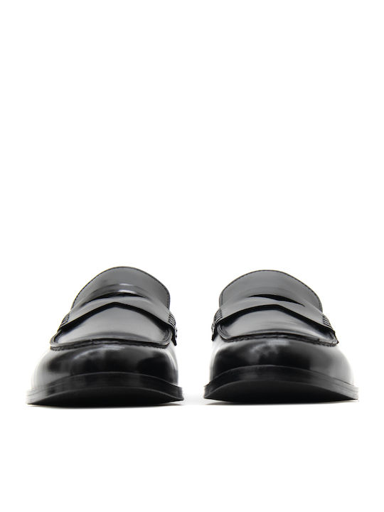 Kalogirou Men's Leather Casual Shoes Black