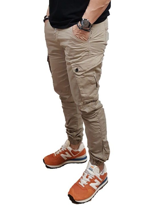 Cover Ανδρικό Παντελόνι Cargo Beige