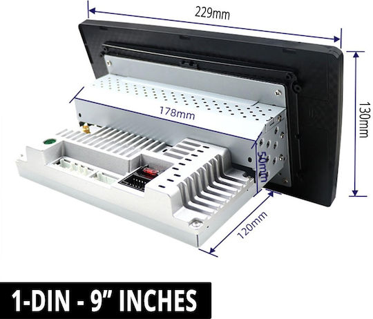 Andowl Qca007 Ραδιόφωνο Αυτοκινήτου 1 DIN (Bluetooth/USB)