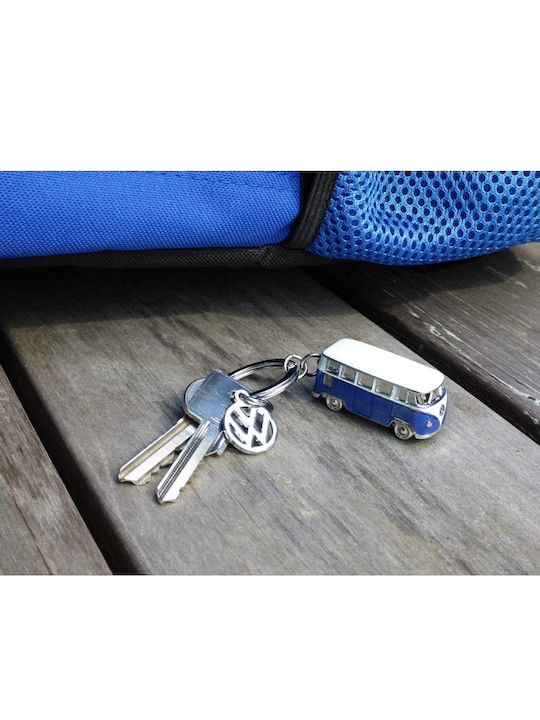 Vw T1 Bulli Keychain Volkswagen Logo 3D Tag