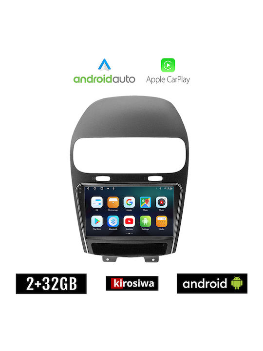 Kirosiwa Car Audio System for Fiat Freemont Citroen Berlingo 2008> (Bluetooth/USB/AUX/WiFi/GPS/Apple-Carplay/Android-Auto) with Touch Screen 9"