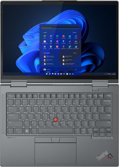 Lenovo ThinkPad X1 Yoga Gen 8 14" IPS FHD+ Touchscreen (i5-1345U/32GB/1TB SSD/W11 Pro) Сив Буреносец (Английски САЩ Клавиатура)