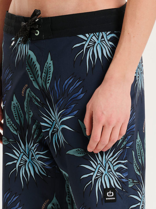 Men's Swimwear Bermuda Blue with Patterns