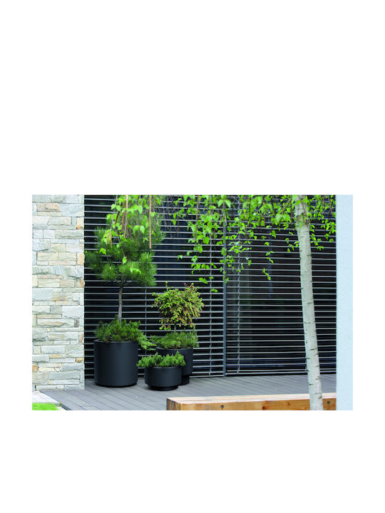 Prosperplast Heos Κασπώ Πλαστικό Μαύρο 39.5x39.5x37εκ.
