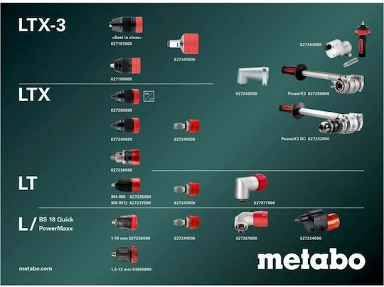 Metabo BS 18 LT BL Q Двигател За Бормашина На Батерия 18V